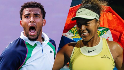 Sur abandon, Arthur Fils a décroché la première victoire de sa carrière à Miami. Naomi Osaka a remporté un combat de trois heures pour atteindre les huitièmes de finale du tableau féminin (Getty Images)