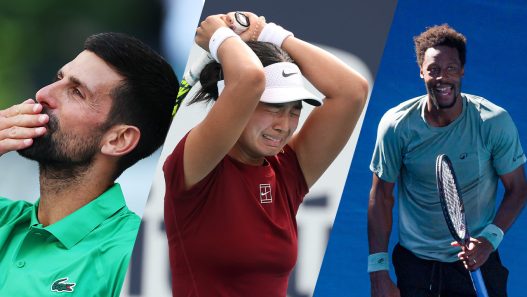 Novak Djokovic a signé un nouveau record tandis qu'Alexandra Eala a réalisé l'exploit en sortant Madison Keys. De son côté, Gael Monfils a une nouvelle fois régalé le public du Miami Open (Getty Images).