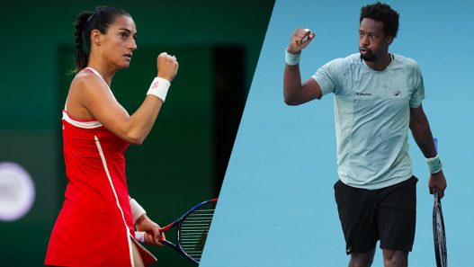 Caroline Garcia et Gael Monfils se sont qualifiés pour le second tour au Miami Open. (Getty Images)