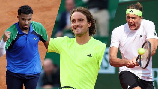 Arthur Fils et Stefanos Tsitsipas se sont imposés à Monte-Carlo, Alexander Zverev est tombé d'entrée (Getty Images)