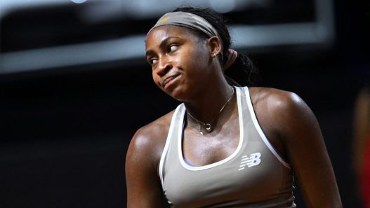 Coco Gauff battue en quart de finale la semaine dernière à Stuttgart. (Reuters - Angelika Warmuth)