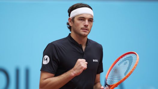 Sur abandon de Benjamin Bonzi, Taylor Fritz s'est qualifié pour les huitièmes de finale au Masters 1000 de Madrid (Getty Images)