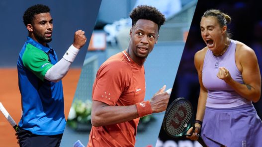 Arthur Fils, Gael Monfils et Aryna Sabalenka au programme du Mutua Madrid Open ce vendredi 25 avril. (Getty Images)
