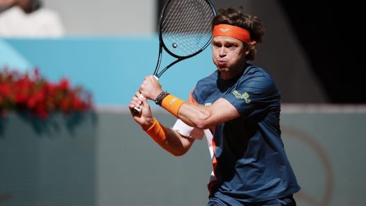 Andrey Rublev en action.