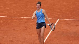 Loïs Boisson a remporté son premier match de la saison à Strasbourg. (Getty Images)