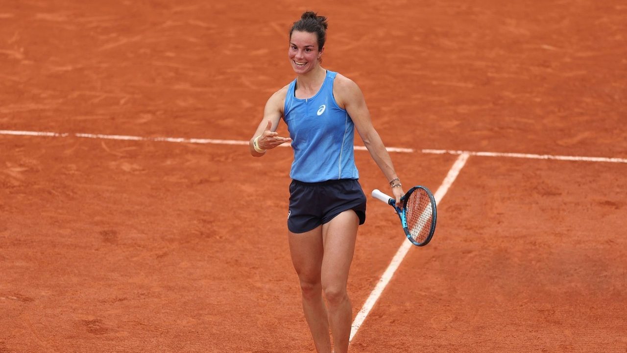 Loïs Boisson a remporté son premier match de la saison à Strasbourg. (Getty Images)