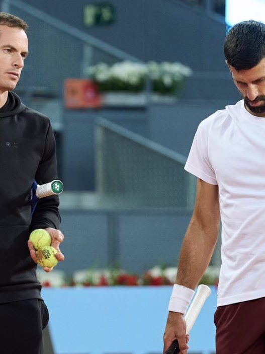 Andy Murray avec Novak Djokovic. (MMOpen/X)