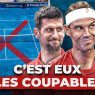 Novak Djokovic, Rafael Nadal et Roger Federer se sont postionnés contre la terre battue bleue en 2012.