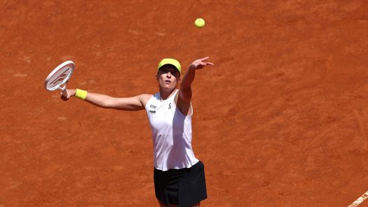 Iga Swiatek s'est facilement imposée face à Elisabetta Cocciaretto ce jeudi 8 mai au WTA 1000 de Rome. (Getty Images)