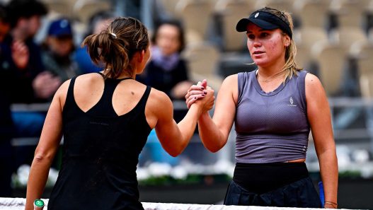 Varvara Gracheva battue par Sofia Kenin au premier tour de Roland-Garros ( Sandra Ruhaut/Icon Sport via Getty Images)