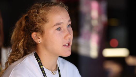 Mirra Andreeva s'est exprimée en conférence de presse avant le WTA 1000 de Rome. (Getty Images)