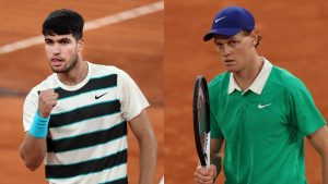 En l'absence de Carlos Alcaraz, Jannik Sinner devrait accentuer son avance au classement. (Getty Images)