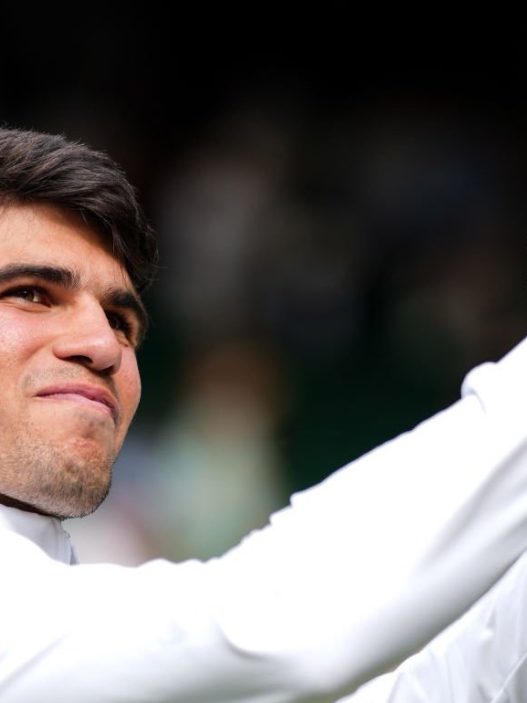 Carlos Alcaraz, vainqueur à Wimbledon en 2024 (Wimbledon)