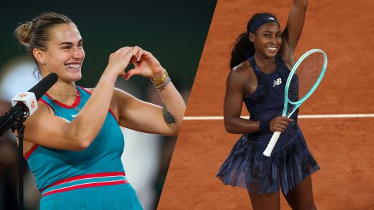 Aryna Sabalenka et Coco Gauff vont s’affronter en finale de Roland-Garros ce samedi. (Getty Images)