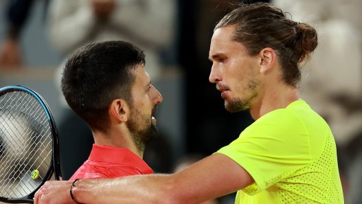 Alexander Zverev n'a pas réussi à trouver la solution pour faire tomber Novak Djokovic. (Getty images)