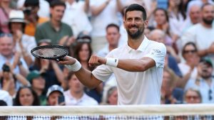 Novak Djokovic tentera d'atteindre les huitièmes de Wimbledon ce vendredi. (Getty Images)