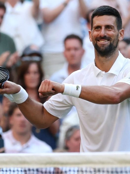 Novak Djokovic tentera d'atteindre les huitièmes de Wimbledon ce vendredi. (Getty Images)