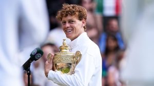 Jannik Sinner est le principal favori de Wimbledon. (Getty Images)