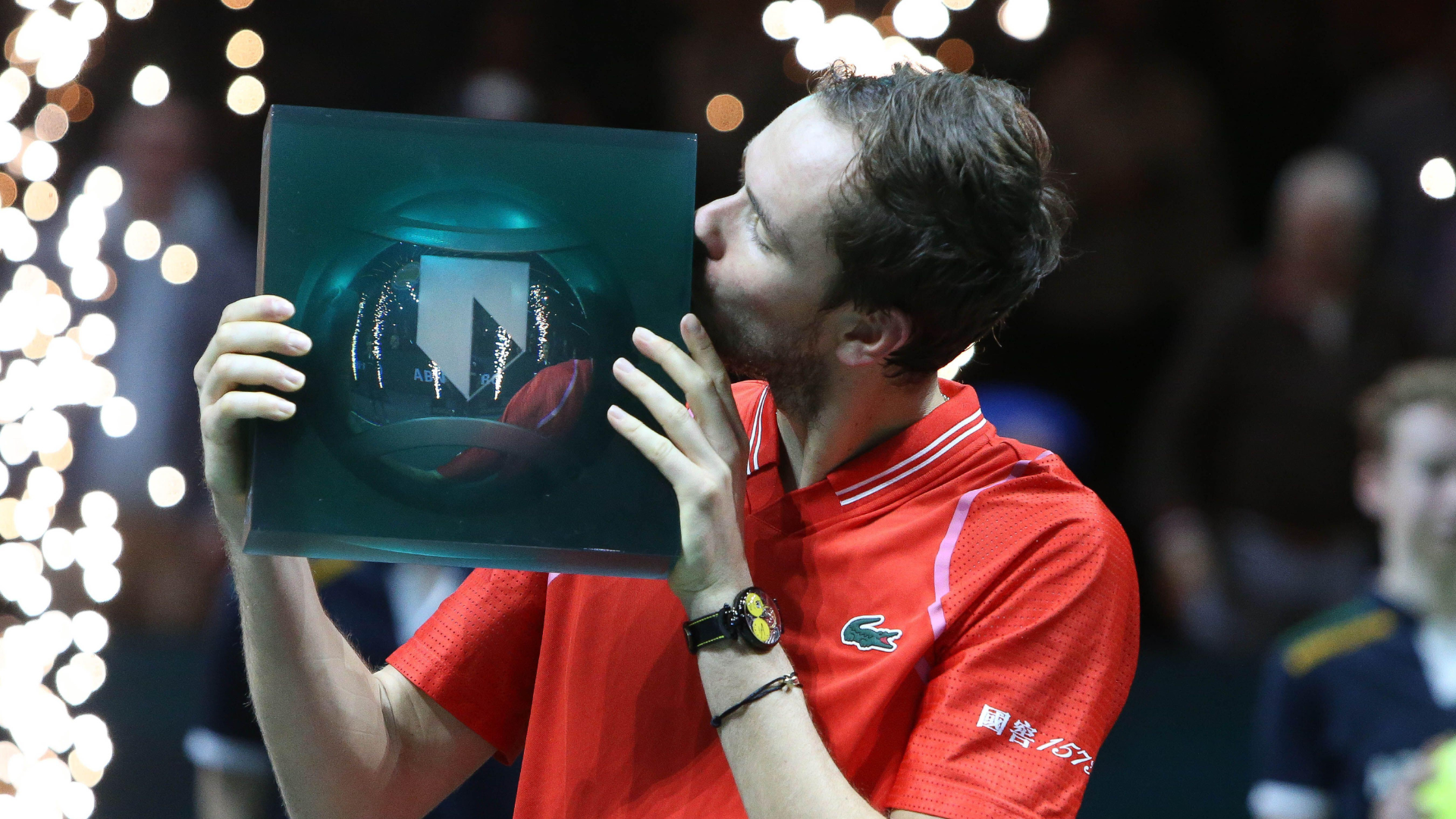 Daniil Medvedev lors de l'ABN Amro Open 2023. (Photo Laurent Lairys / DPPI)