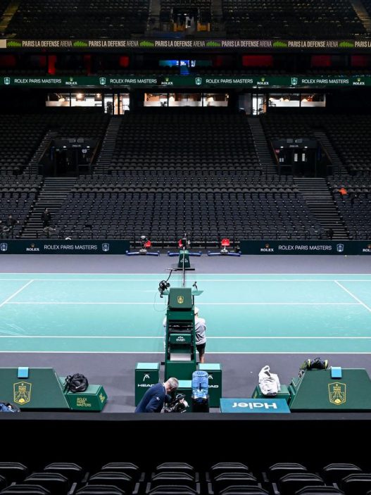 Le Rolex Paris Masters se déroule à la Plénitude Arena (FFT)