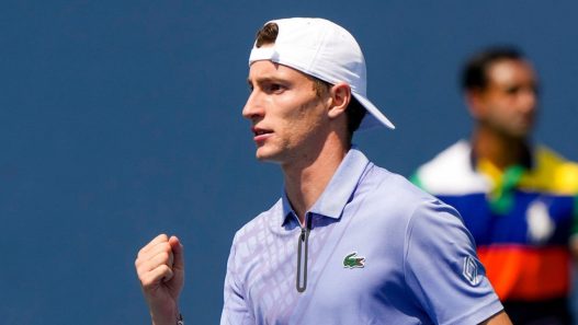 Ugo Humbert a remporté son premier match depuis le mois d'août. (Marek Janikowski/Icon Sport via Getty Images)