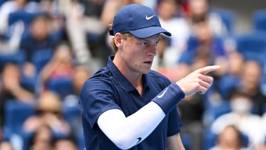 Jannik Sinner débute son tournoi ce samedi à Shanghai. (Yanshan Zhang/Getty Images)