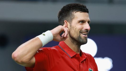 Novak Djokovic s'est qualifié pour les demi-finales du tournoi de Shanghai. (Lintao Zhang/Getty Images)