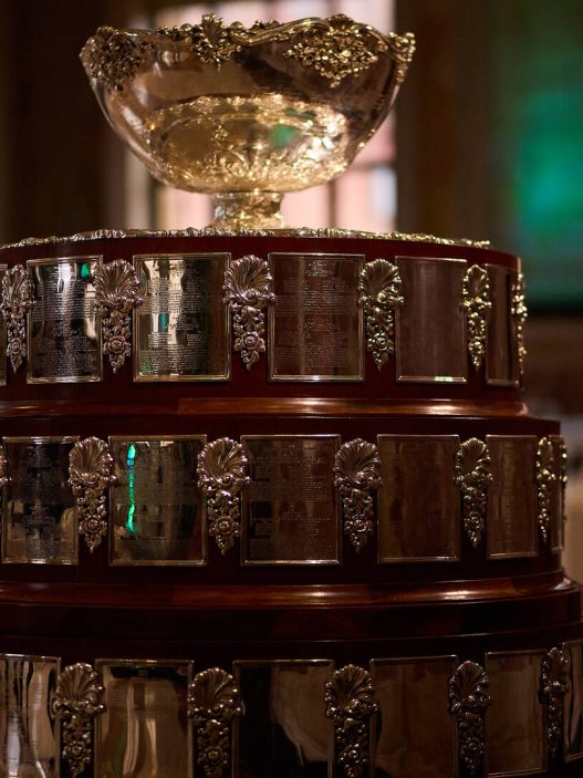 Le trophée historique de la Coupe Davis (ITF)