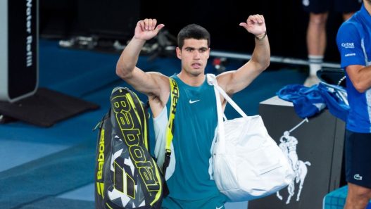 Carlos Alcaraz à l'Open d'Australie en 2025. (Andy Cheung/Getty Images