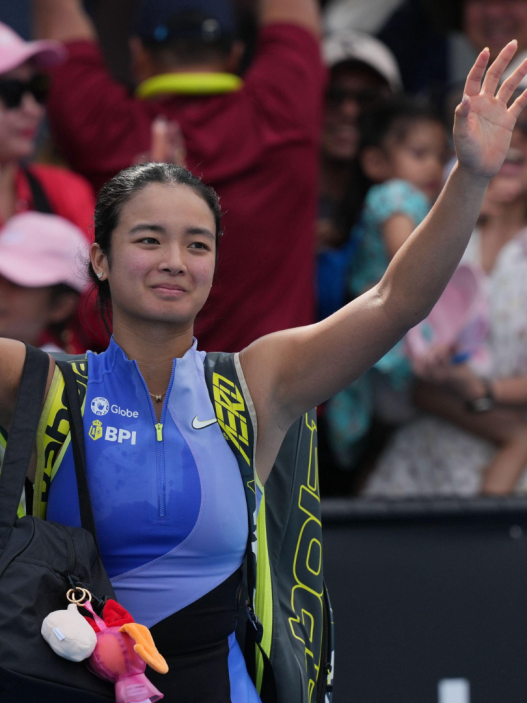 Alexandra Eala est la tête de série n°3 à Singapour. (Getty Images)