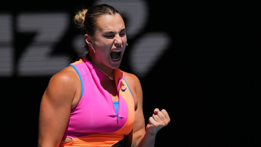Aryna Sabalenka en demi finale de l'Open d'Australie (Alamy)