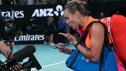 Aryna Sabalenka est prête pour la finale à Melbourne (Alamy)