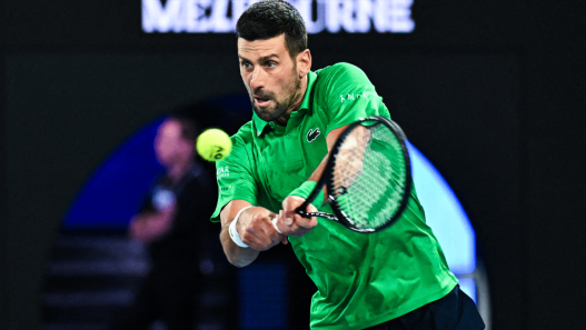 Novak Djokovic à l'Open d'Australie en 2026 / photo MVZ Sport