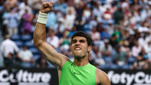 Carlos Alcaraz a fait son retour à la compétition ce mardi à l'ATP 500 de Doha. (Image d'illustration - Getty Images)