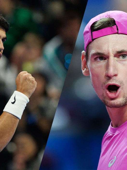 Carlos Alcaraz affrontera Valentin Royer en huitièmes de finale du tournoi ATP 500 de Doha (Getty Images)