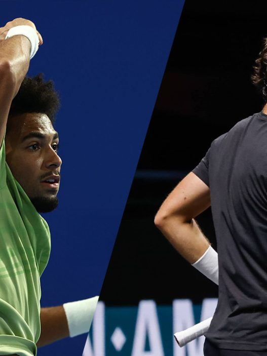 Arthur Fils et Quentin Halys s'affronteront pour une place en quarts de finale du tournoi ATP 500 de Doha (Getty Images)