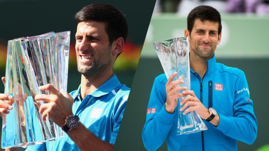 Novak Djokovic est le recordman du nombre de "Sunshine Double" (Getty Image)