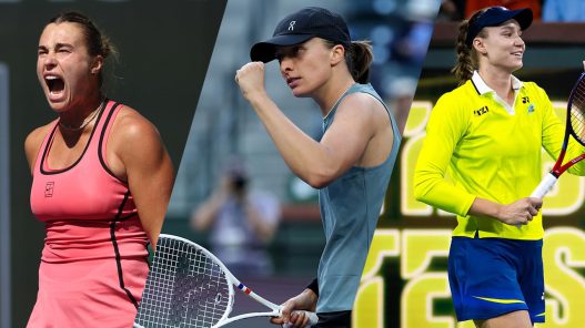 Aryna Sabalenka, Iga Swiatek et Elena Rybakina sont au rendez-vous des quarts de finale à Indian Wells (Getty Images)