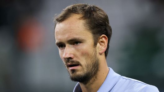 Daniil Medvedev lors du Masters 1000 d'Indian Wells avant Miami (Clive Brunskill/Getty Images).