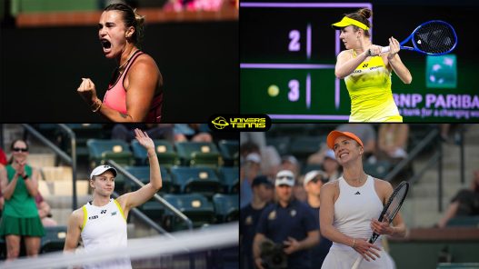 Aryna Sabalenka, Linda Noskova, Elena Rybakina et Elina Svitolina joueront pour une place en finale du WTA 1000 d'Indian Wells (Getty Images)