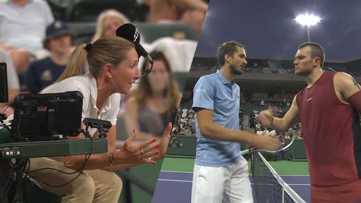 Daniil Medvedev s'est imposé contre Jack Draper après une décision controversée de l'arbitre Française Aurélie Tourte (Tennis TV)