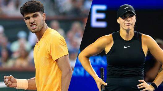 Avec le retard accumulé, Aryna Sabalenka, championne en titre, se voit débuter le tournoi en court annexe (Alamy)