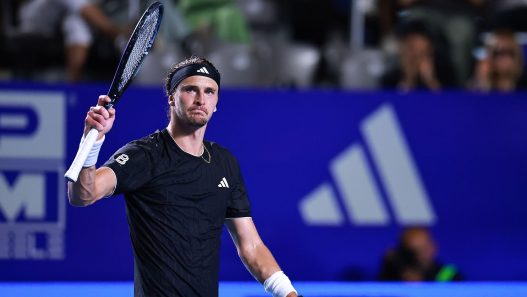 Alexander Zverev joue sa qualif en demi-finale au tournoi de Miami. (Photo by Manuel Velasquez/Getty Images)