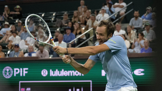 Daniil Medvedev a retrouvé un niveau plus que satisfaisant depuis qu'il collabore avec Johansson (Alamy)