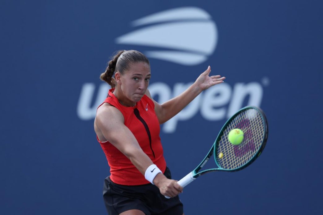 Diane Parry lors de l'US Open.