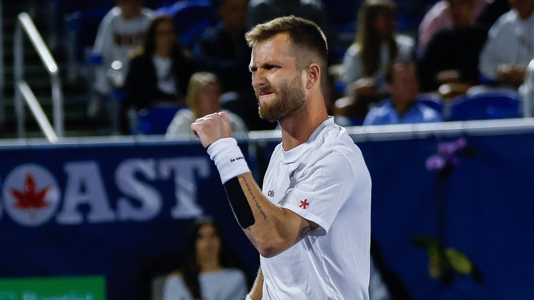 Corentin Moutet s'est qualifié pour le troisième tour au WTA 1000 de Miami (Chris Arjoon/Icon Sportswire via Getty Images via Getty Images).