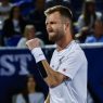 Corentin Moutet s'est qualifié pour le troisième tour au WTA 1000 de Miami (Chris Arjoon/Icon Sportswire via Getty Images via Getty Images).