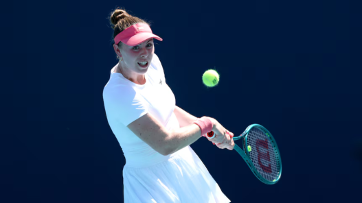 Talia Gibson a atteint le meilleur classement de sa carrière, la 68e place, et devrait encore progresser après l'Open de Miami.(Alamy)