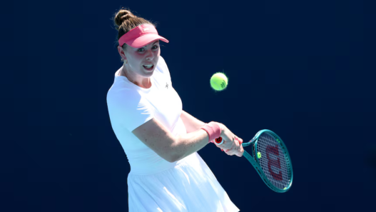 Talia Gibson a atteint le meilleur classement de sa carrière, la 68e place, et devrait encore progresser après l'Open de Miami.(Alamy)