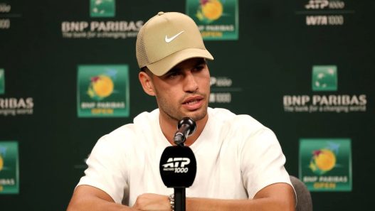 Carlos Alcaraz n'a pas tari d'éloges sur Joao Fonseca en conférence de presse - (Image d'illustration - Getty Images)